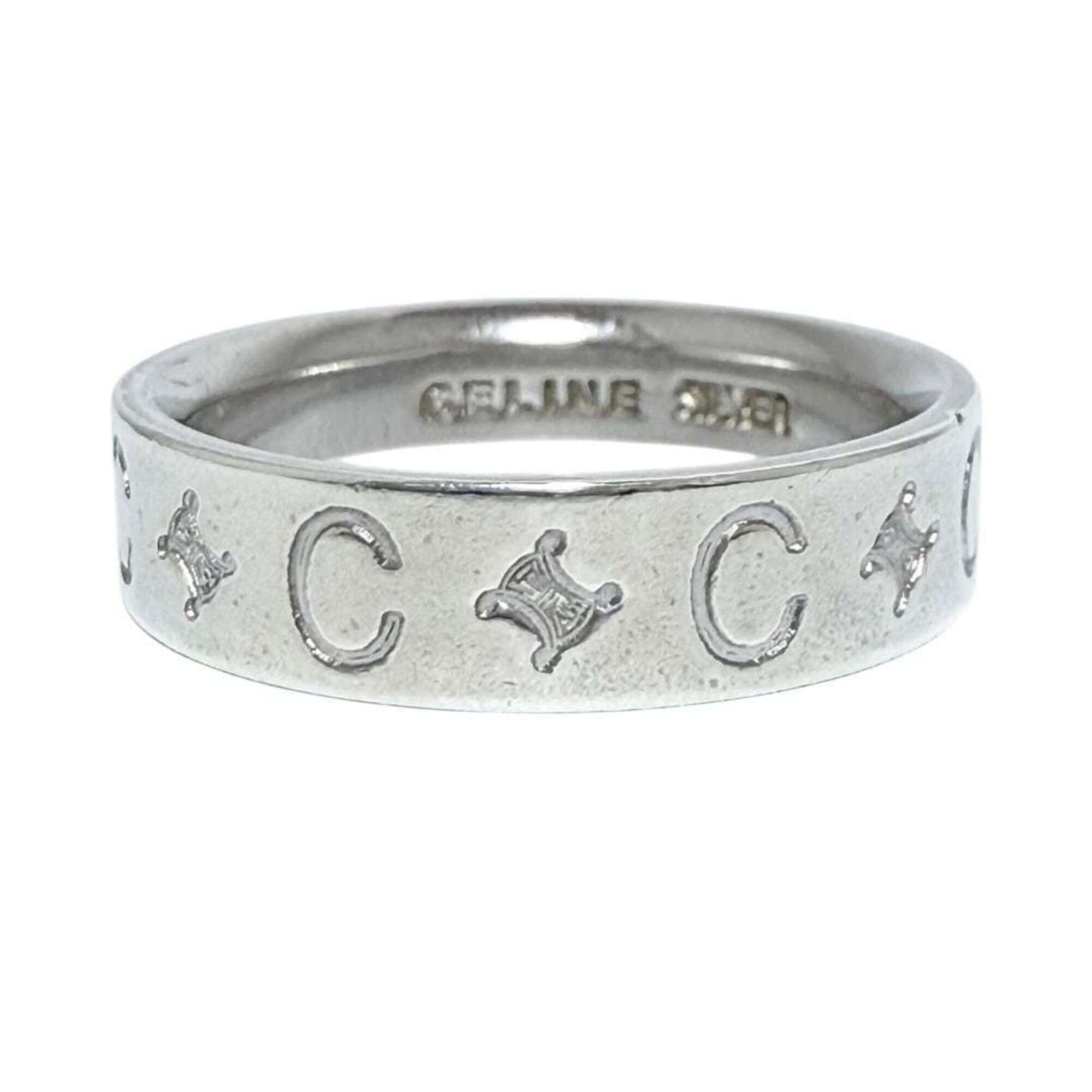 Celine Men's/Women's Ring, Size 12, Silver